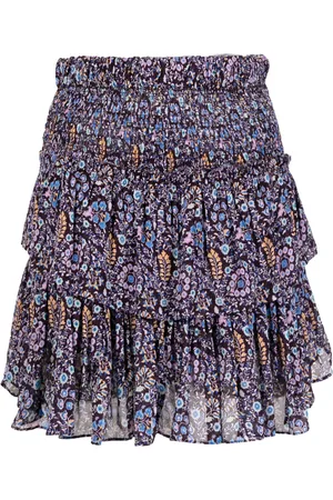 Marant Etoile Hilari floral-print mini skirt
