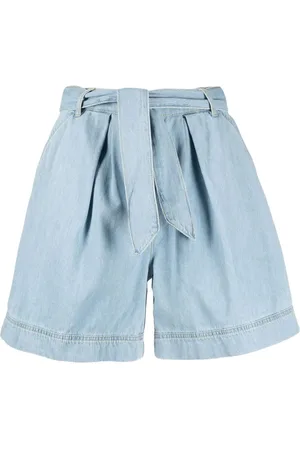 Pinko Belted denim shorts