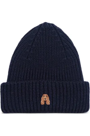 PELO FOUNDATION Dog-appliqué beanie