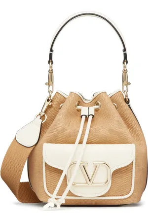 VALENTINO GARAVANI Locò raffia bucket bag