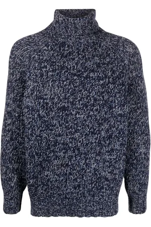 Brunello Cucinelli Mélange high-neck thick-knit jumper