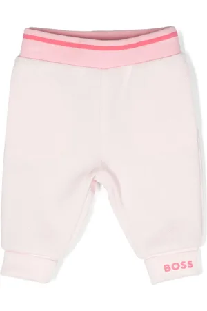 HUGO BOSS Logo-print piqué trousers