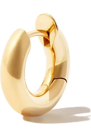 SPINELLI KILCOLLIN 18kt yellow macro plain single hoop earring