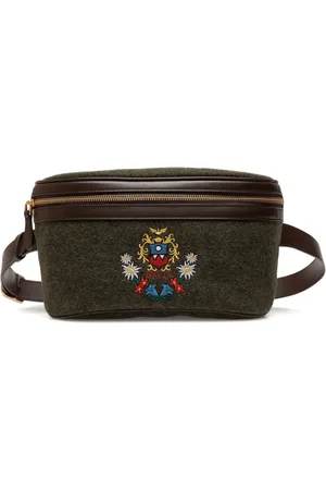 Bally Alpine Flower-embroidered belt bag