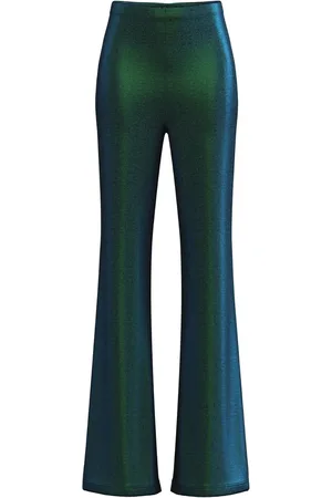 MACCAPANI Lurex flared trousers