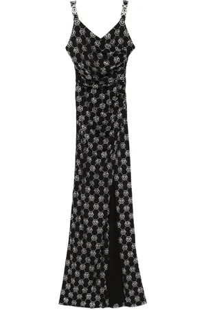 Philipp Plein Logo-appliqué maxi dress