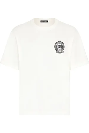 Dolce & Gabbana DG-embroidered cotton T-shirt