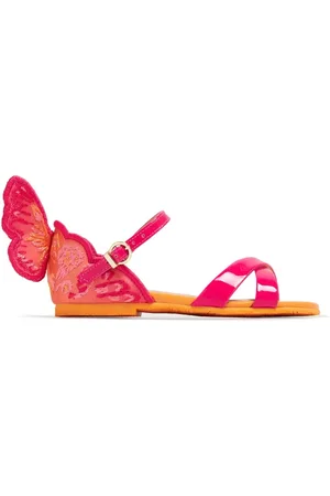 SOPHIA WEBSTER Chiara wing-appliqué leather sandals