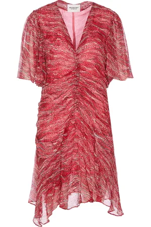 Marant Etoile Vivienne chiffon mini dress