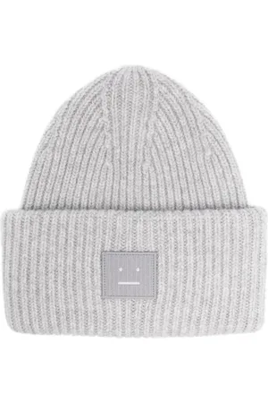 Acne Studios Logo-appliqué wool beanie