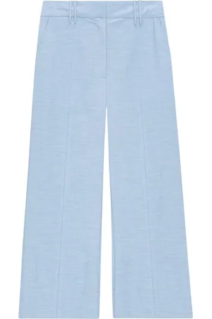Ganni M??lange-effect tailored trousers