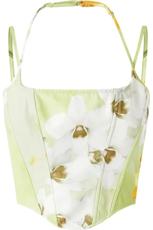 Pinko Floral-print corset top
