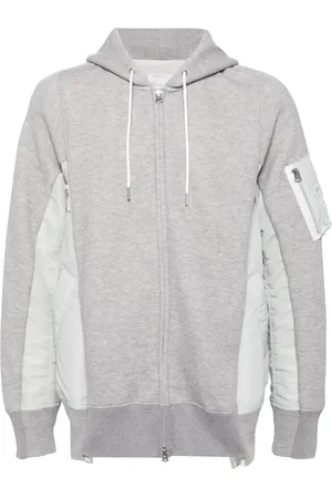 SACAI X Sponge Sweat panelled hoodie