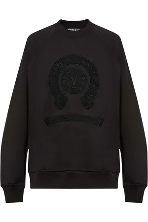 VERSACE Logo-appliqu?? sweatshirt