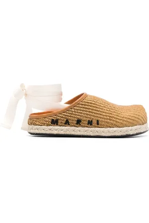 Marni Sabot ribbon-tie shoes