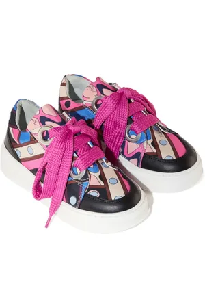 PUCCI Junior Vivara-print sneakers