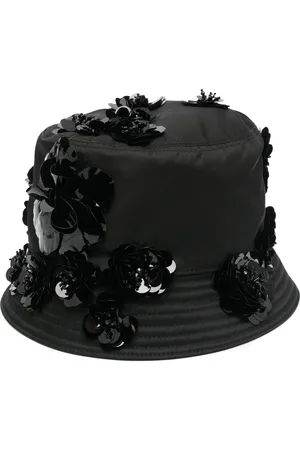 Prada Re-Nylon floral-appliqué bucket hat