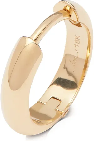 Lizzie Mandler 18kt yellow gold Chubby huggie earring