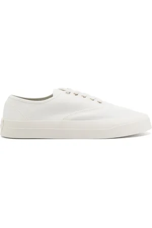 Maison Kitsuné Lace-up canvas sneakers