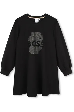 HUGO BOSS Logo-appliqué sweatshirt dress