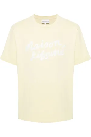 Maison Kitsuné Handwriting-print cotton T-shirt