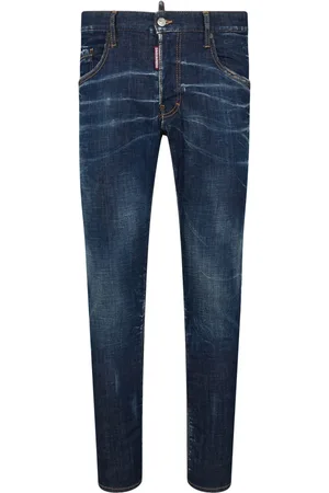 Dsquared2 Logo-appliqué slim-cut jeans