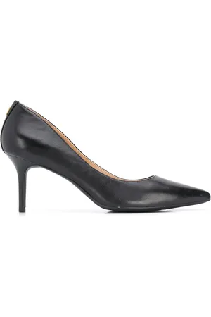 Ralph Lauren 70mm signature leather look pumps