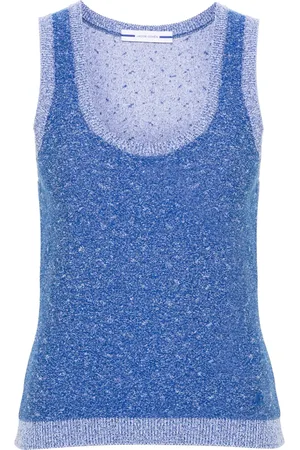 Jacob Cohen Logo-embroidered bouclé top