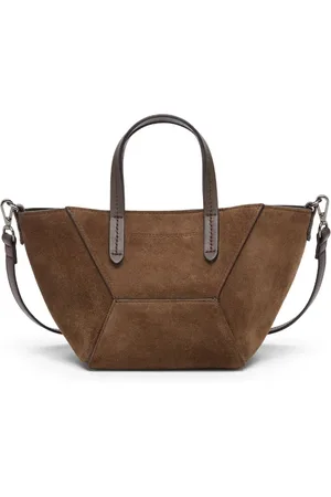 Brunello Cucinelli Mini BC Duo leather cross body bag