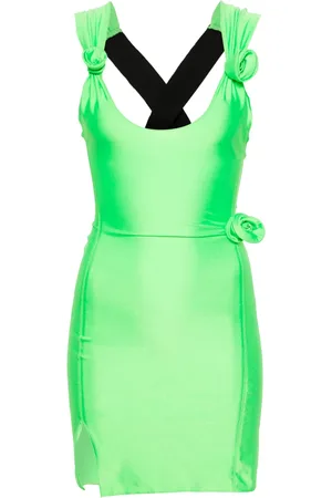 COPERNI Floral-appliqu?? mini dress