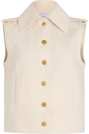 Patou Sleeveless denim jacket