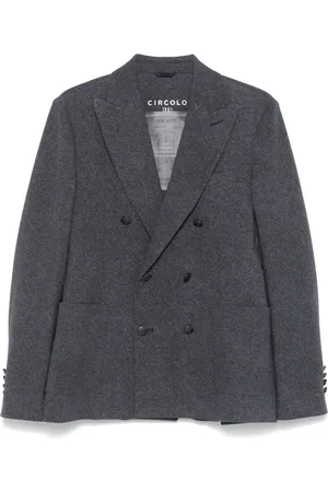 Circolo Mélange-effect blazer