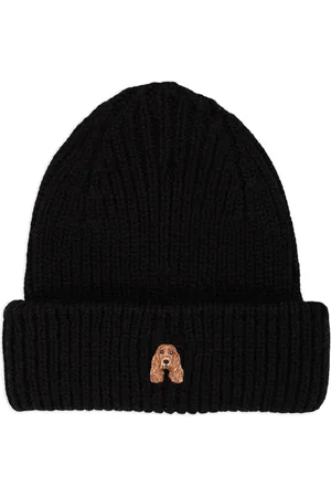 PELO FOUNDATION Dog-appliqué beanie