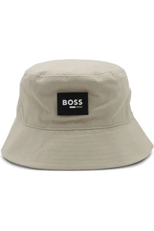 HUGO BOSS Logo-rubberised bucket hat