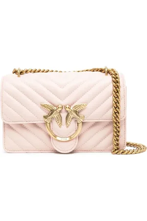 Pinko Matelassé-effect crossbody bag