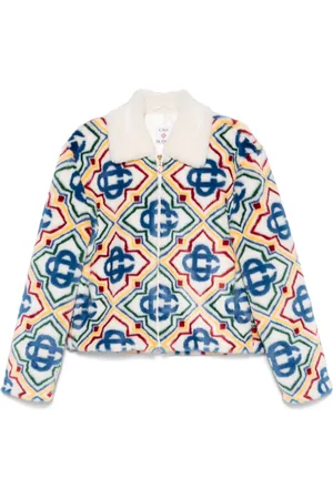 Casablanca Collared faux-fur jacket