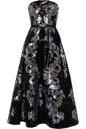 Elie saab Sequinned midi dress