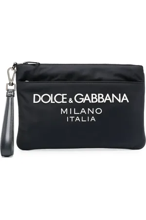 Dolce & Gabbana Logo-appliqué clutch bag