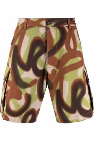 Dsquared2 Spray-paint cargo shorts