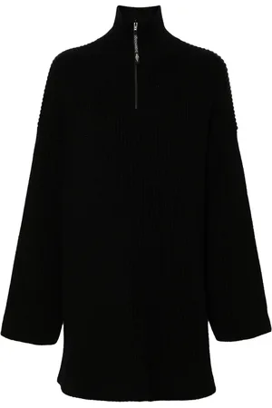 Balenciaga Logo-appliqué ribbed jumper