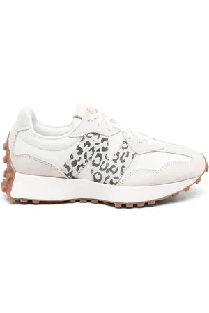 New Balance 327 leopard-print lace-up sneakers