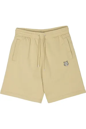 Maison Kitsuné Fox-patch track shorts