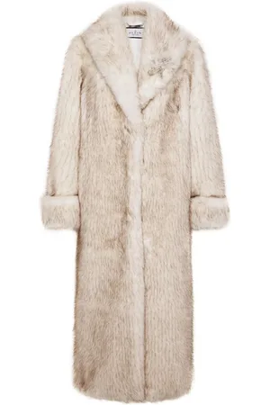 Philipp Plein Logo-embellished faux-fur coat