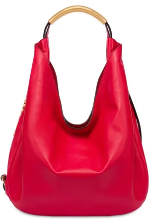 Moschino Handle Me leather shoulder bag