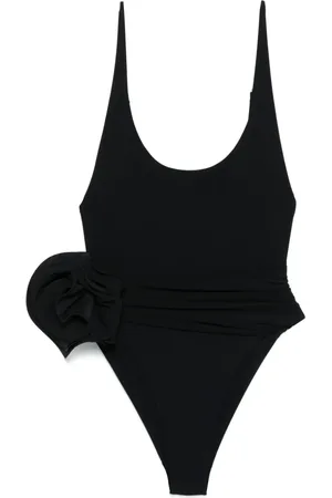 MAGDA BUTRYM Floral-appliqué swimsuit