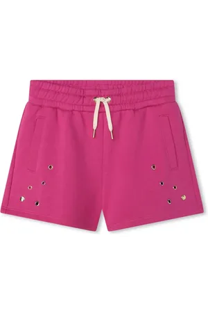 Chloé Eyelet-detailing organic cotton shorts