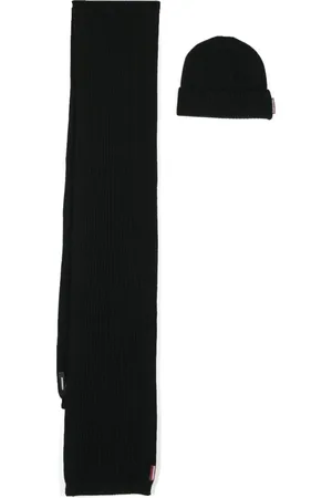 Dsquared2 Wool scarf and beanie set