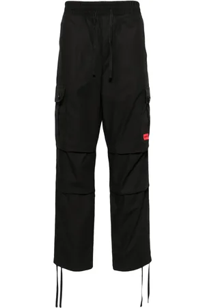 HUGO BOSS Logo-appliqué cargo trousers