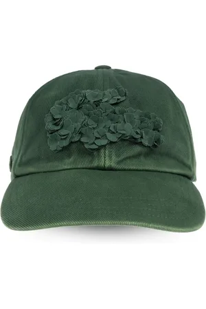Lacoste X Lemarié floral-appliqué cap