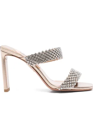 Aquazzura 95mm rhinestone-embellished sandals